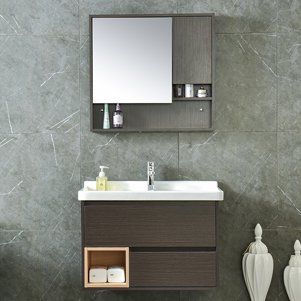 MDF Classical Luxury Bathroom Furniture Mirrored Cabinet AM-6039